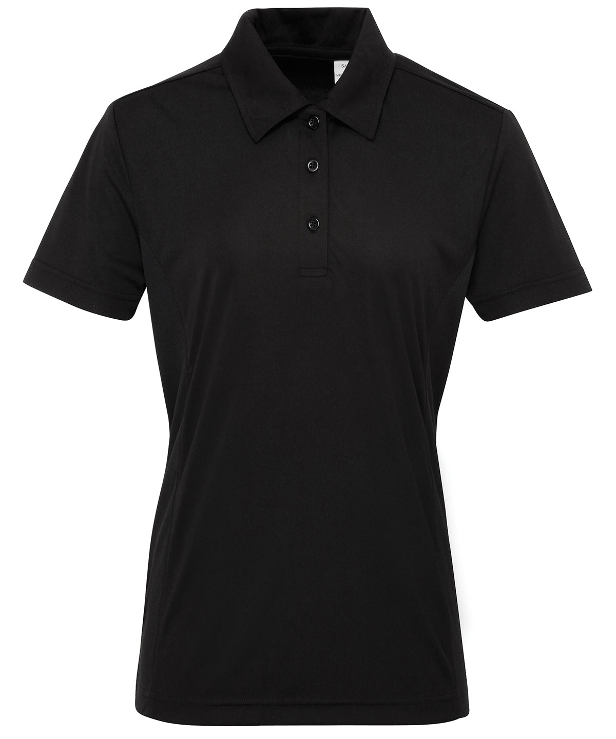 Black - Women's TriDri® panelled polo - GarmentEmbroidery