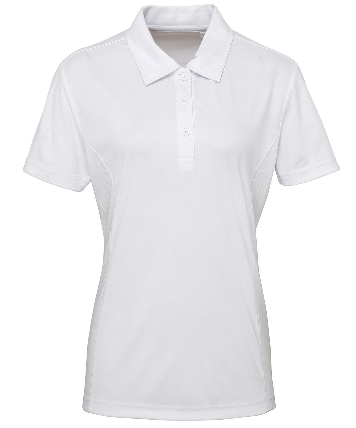 White - Women's TriDri® panelled polo - GarmentEmbroidery