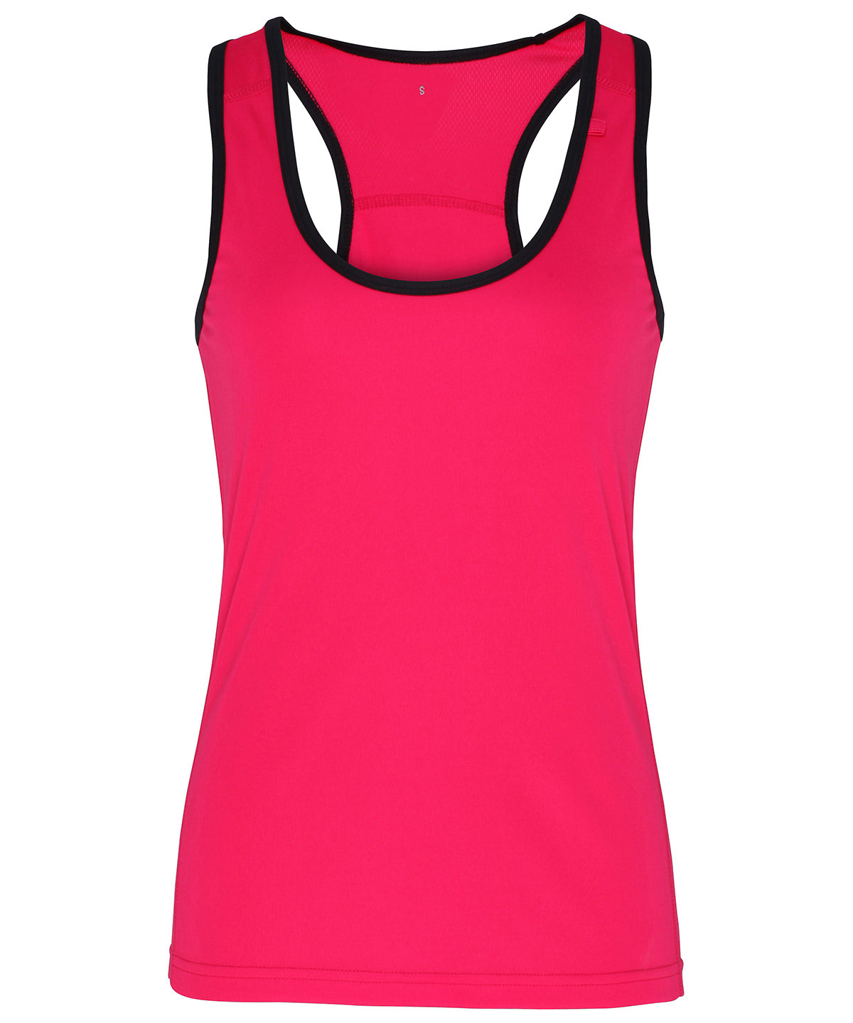 Hot Pink/Black - Women's TriDri® panelled fitness vest - GarmentEmbroidery