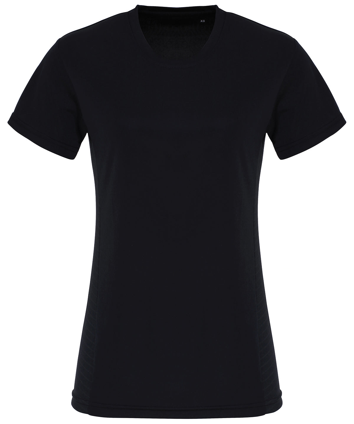 Black - Women's TriDri® embossed panel t-shirt - GarmentEmbroidery