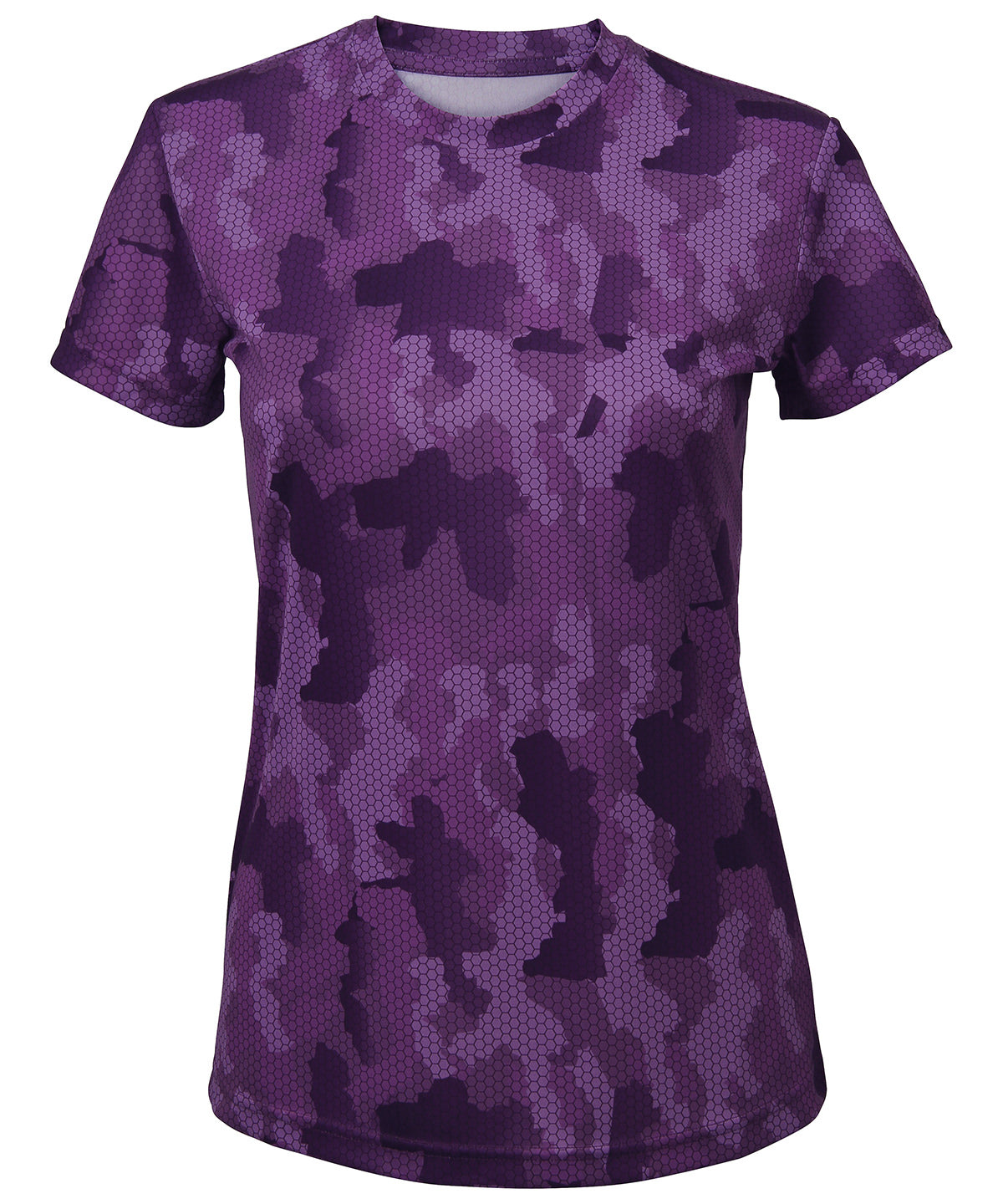 Camo Purple - Women's TriDri® Hexoflage® performance t-shirt - GarmentEmbroidery