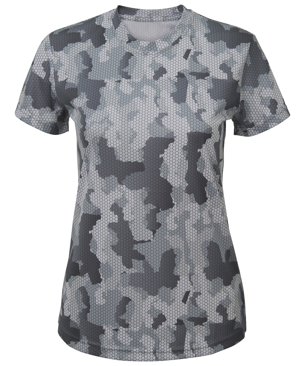 Camo Silver - Women's TriDri® Hexoflage® performance t-shirt - GarmentEmbroidery