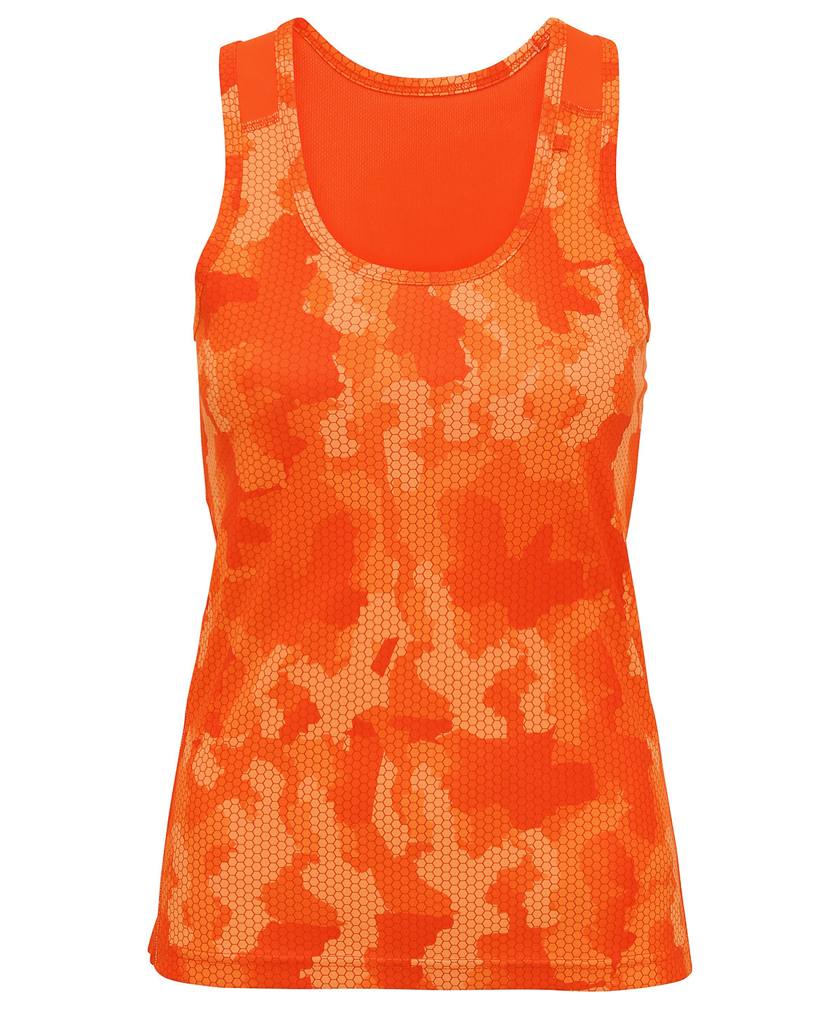 Camo Orange - Women's TriDri® Hexoflage® performance vest - GarmentEmbroidery