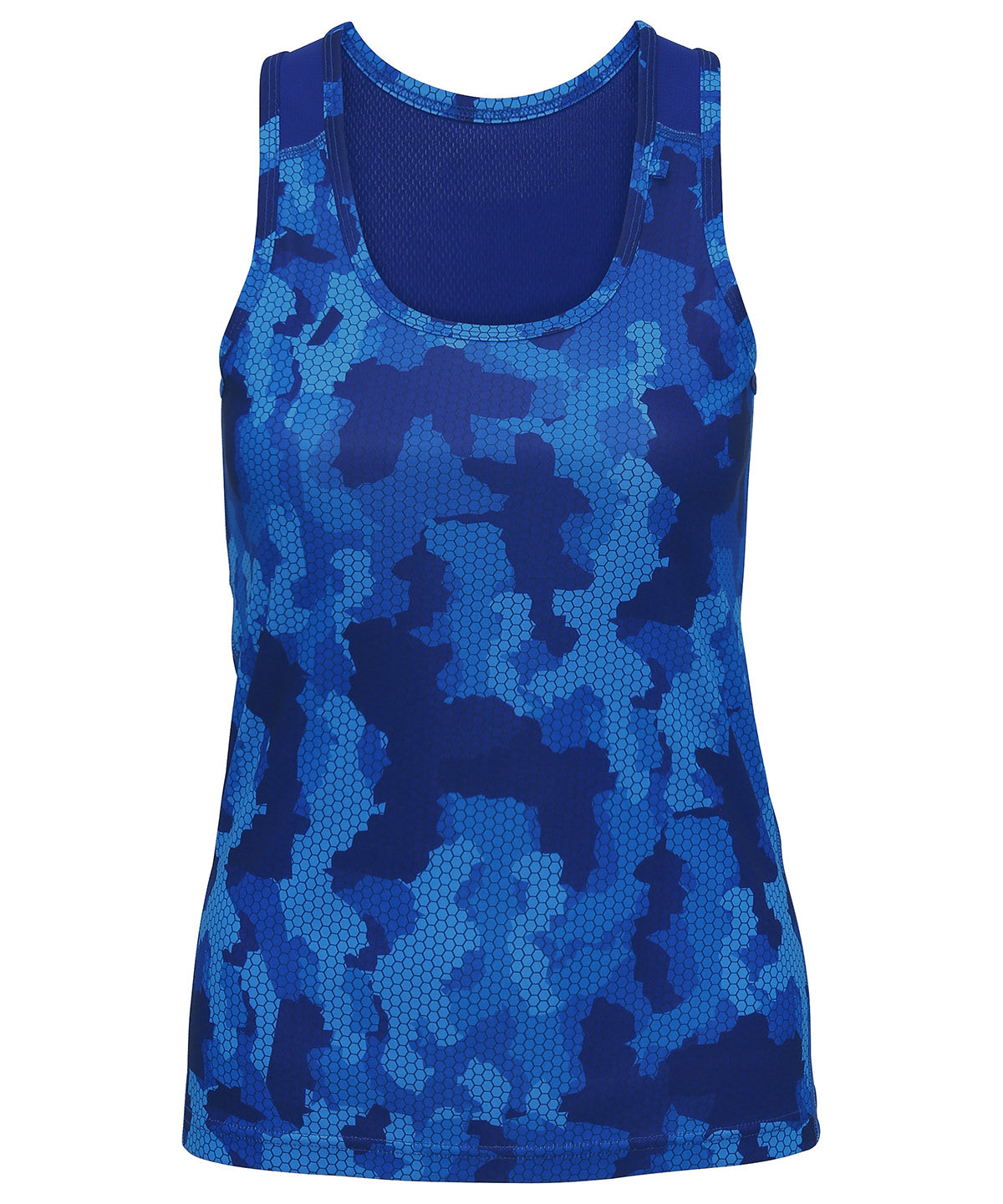 Camo Royal - Women's TriDri® Hexoflage® performance vest - GarmentEmbroidery