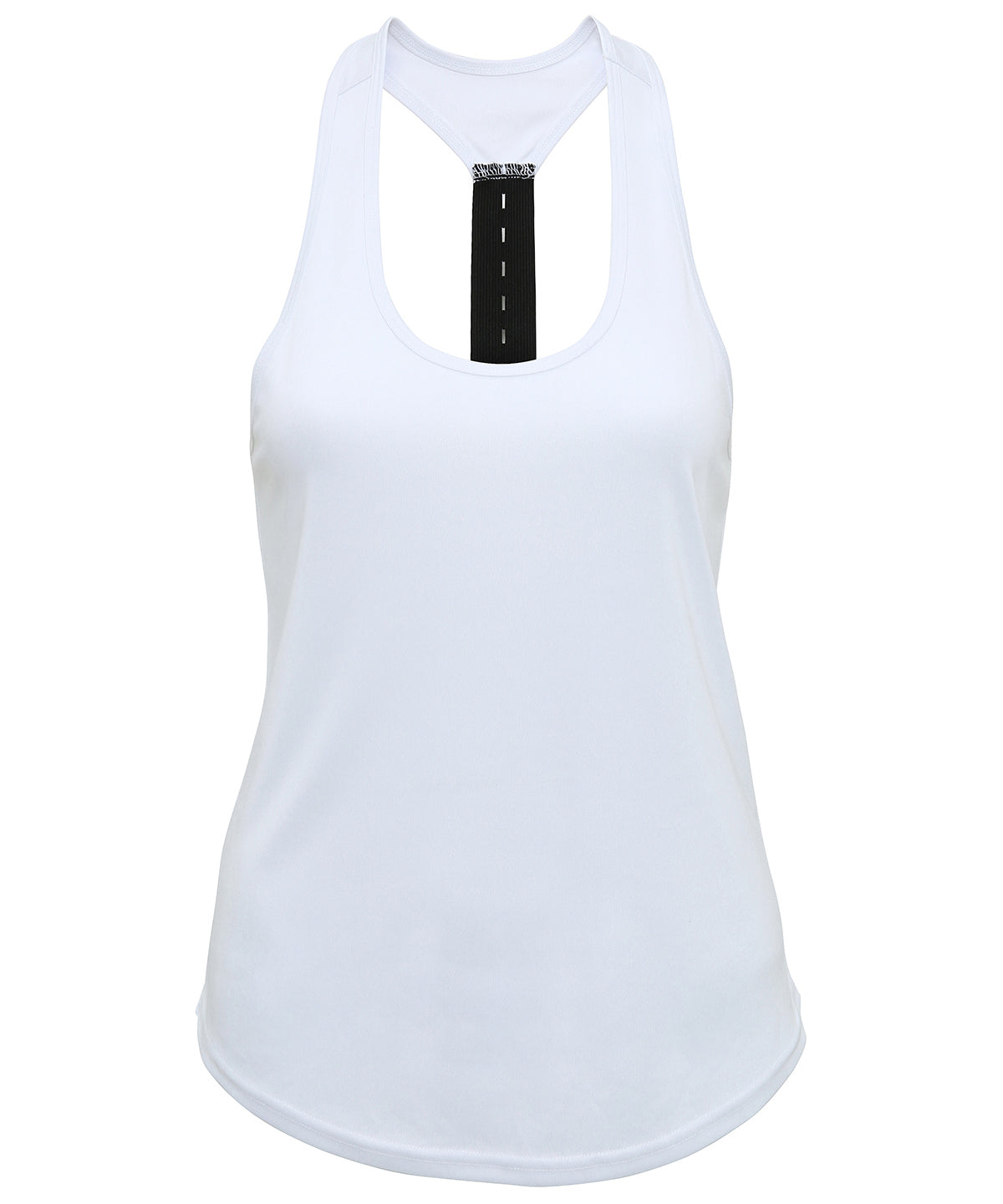 White - Women's TriDri® performance strap back vest - GarmentEmbroidery