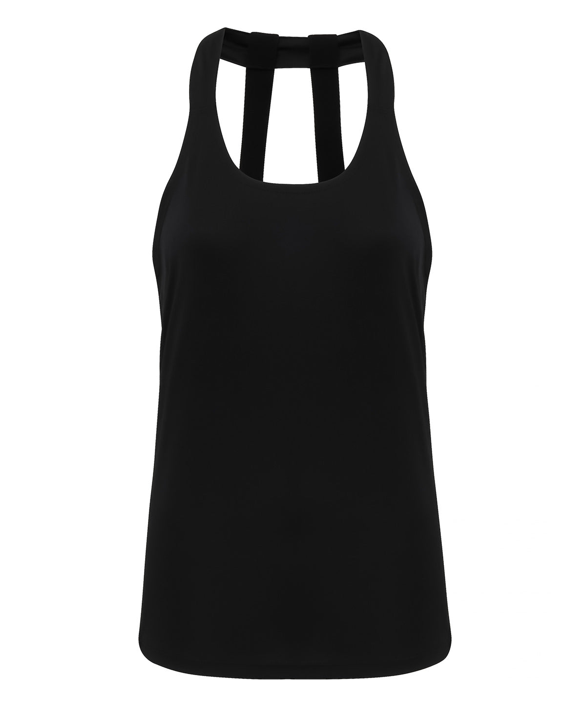 Black - Women's TriDri® double strap back vest - GarmentEmbroidery