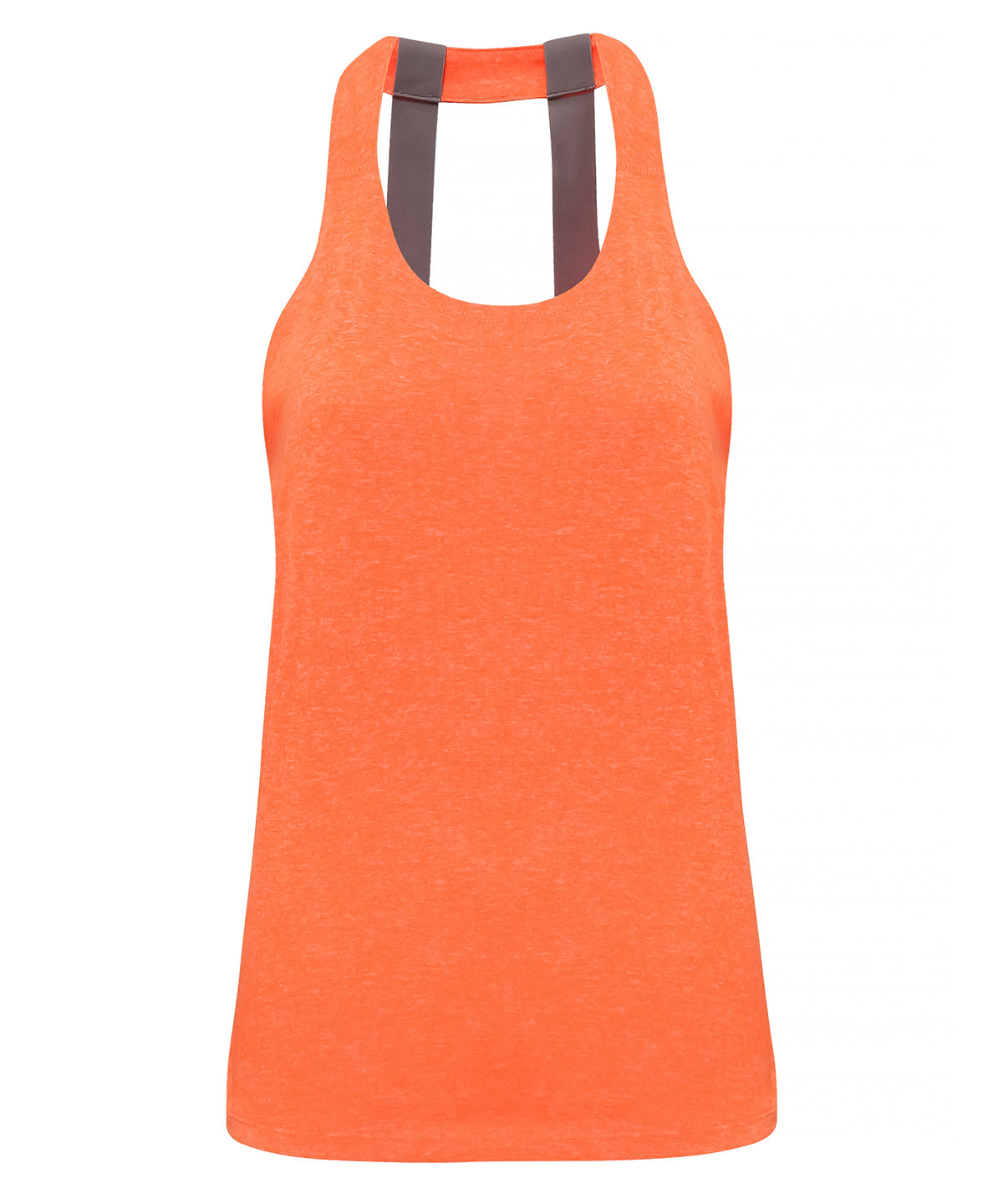 Lightning Orange Melange - Women's TriDri® double strap back vest - GarmentEmbroidery