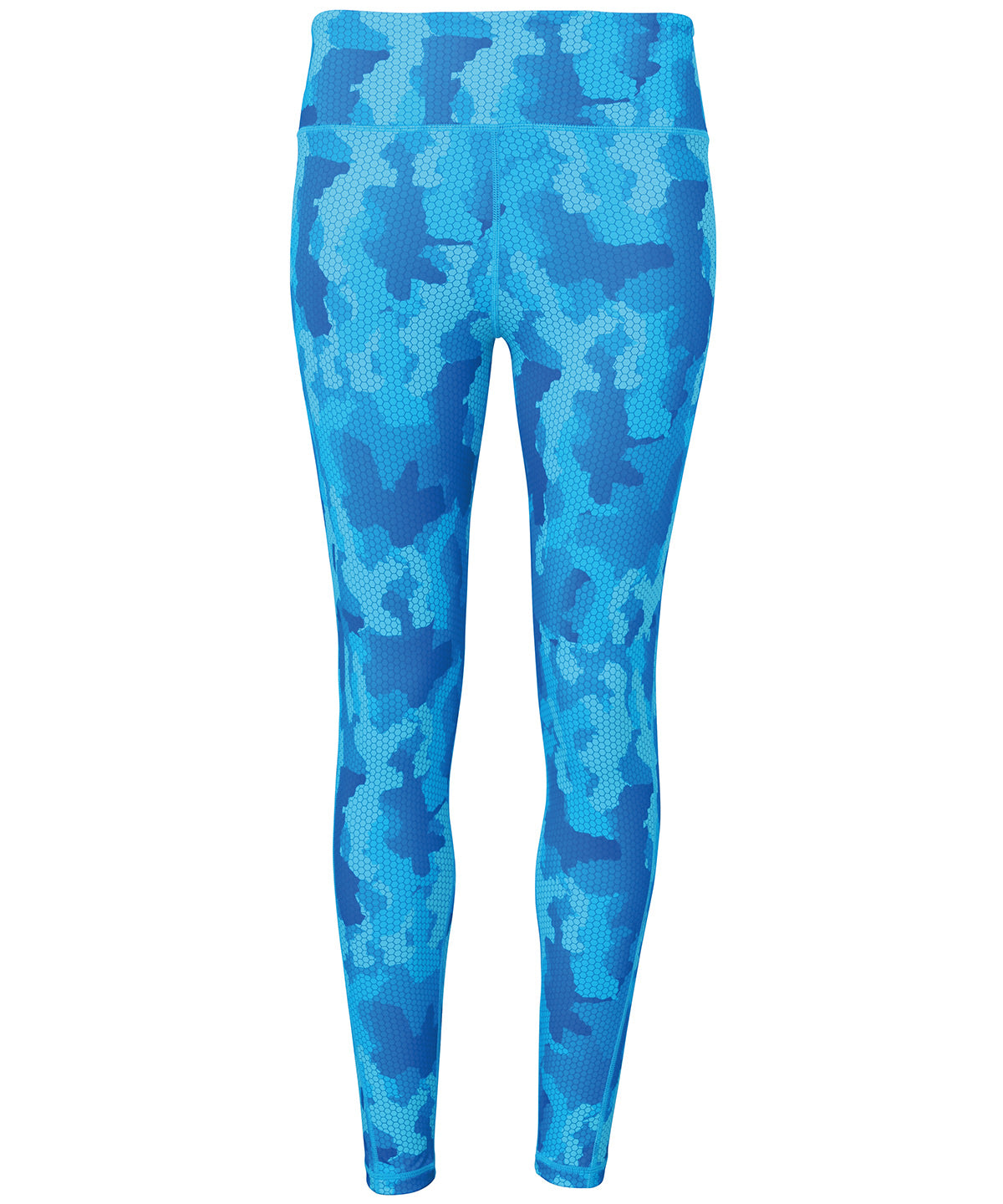 Camo Sapphire - Women's TriDri® performance Hexoflage® leggings - GarmentEmbroidery