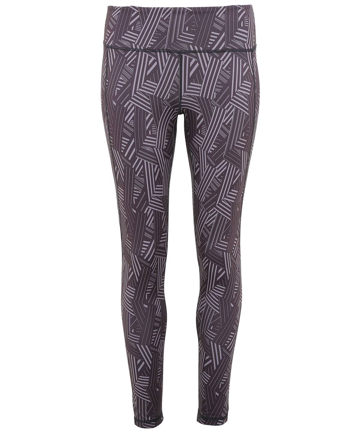 Charcoal - Women's TriDri® performance crossline leggings full-length - GarmentEmbroidery