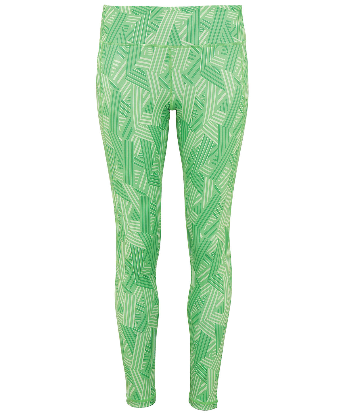 Green - Women's TriDri® performance crossline leggings full-length - GarmentEmbroidery