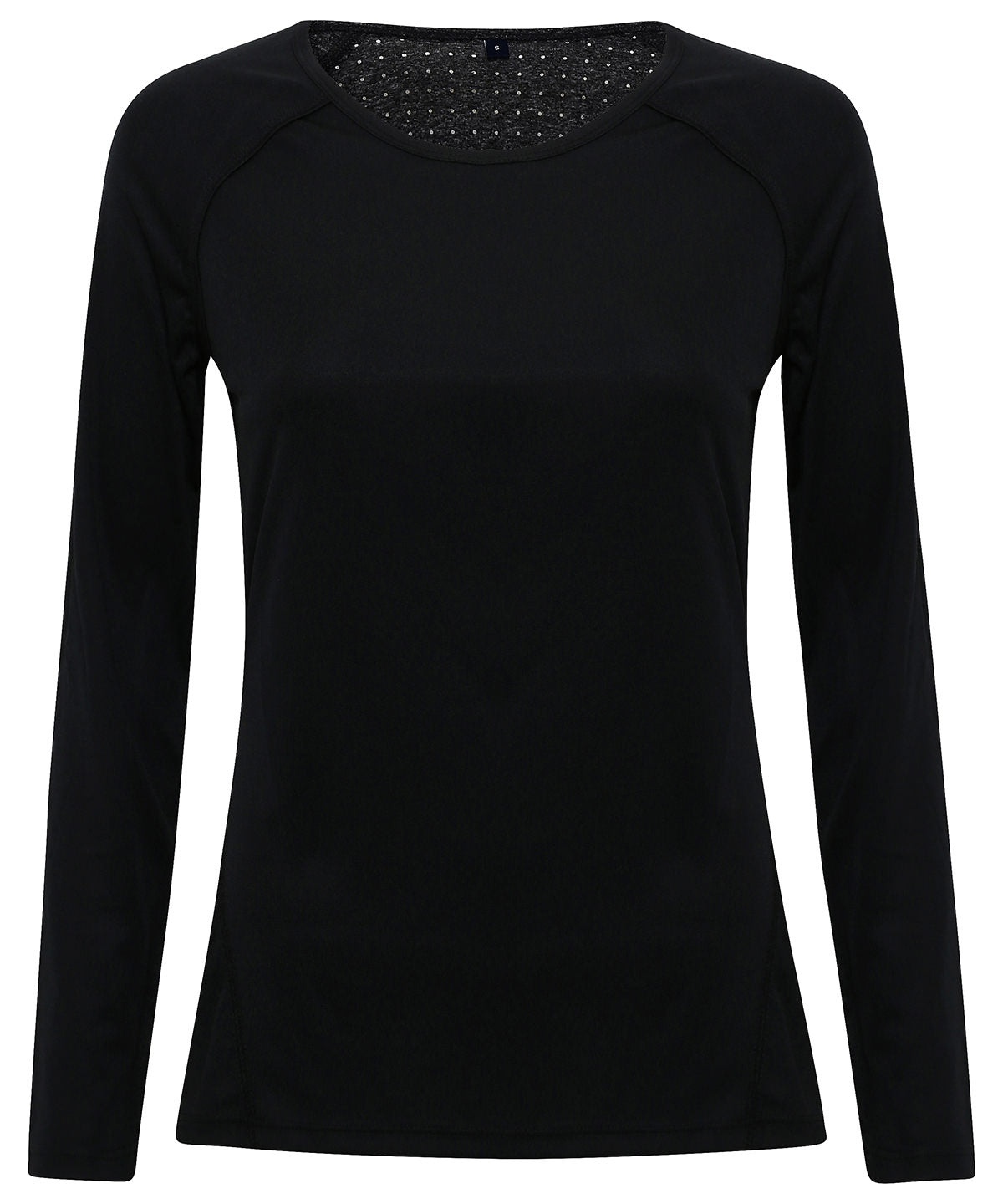 Black - Women's TriDri® 'laser cut' scooped top - GarmentEmbroidery