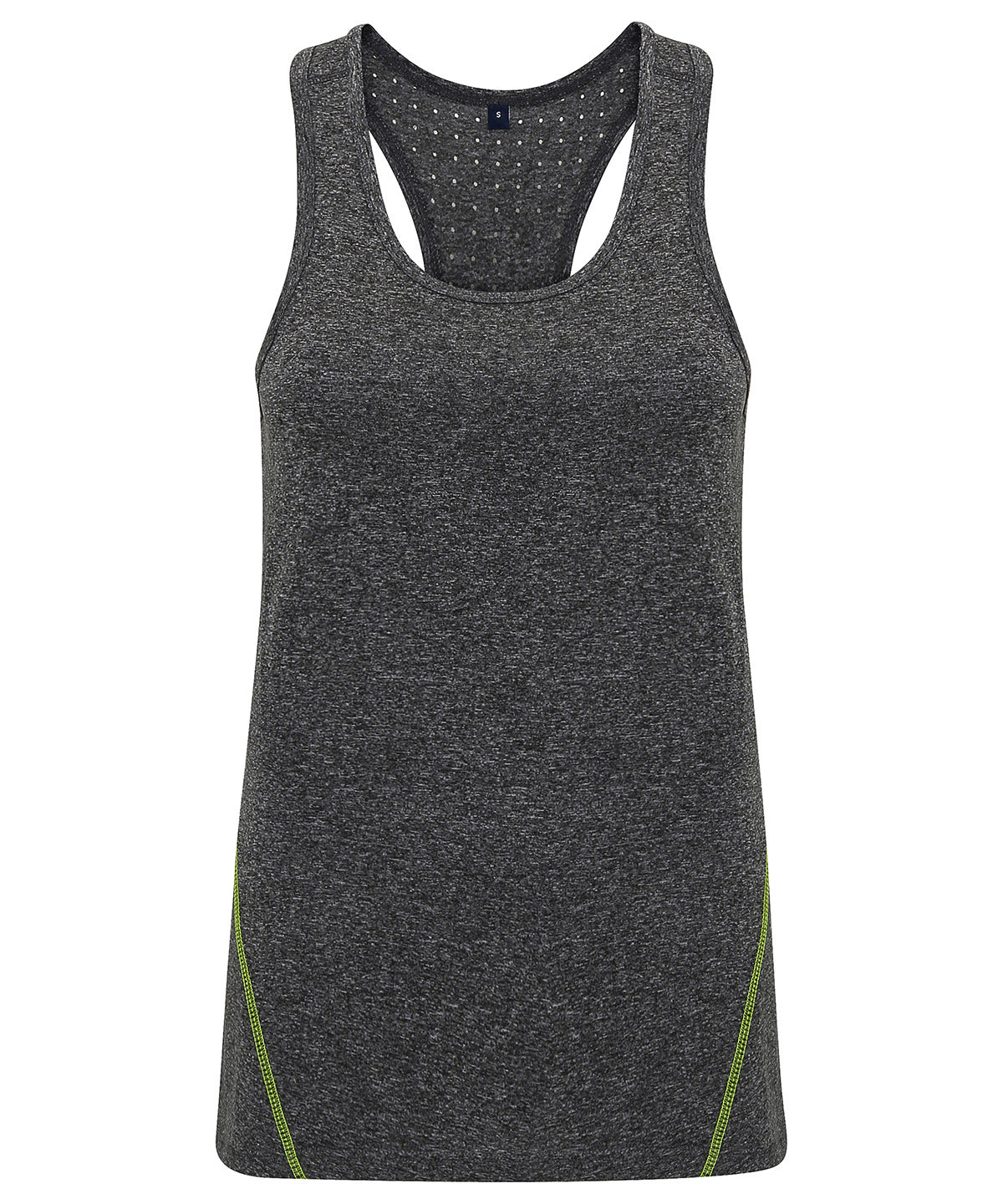 Black Melange - Women's TriDri® 'laser cut' vest - GarmentEmbroidery