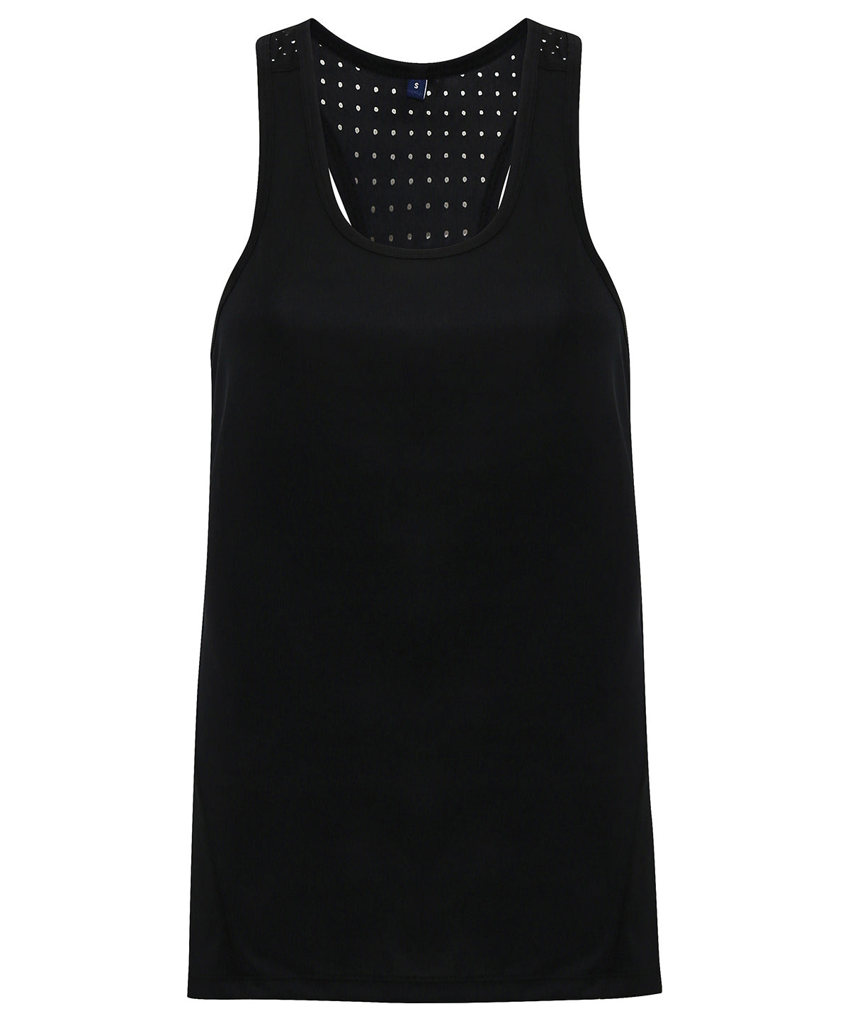 Black - Women's TriDri® 'laser cut' vest - GarmentEmbroidery