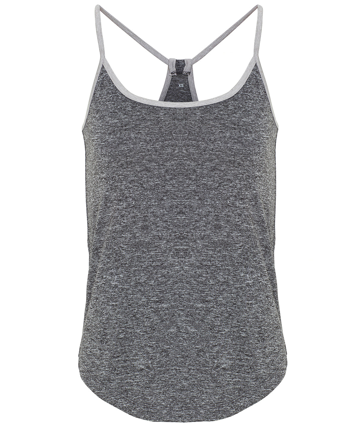 Black Melange/Silver Melange - Women's TriDri® yoga vest - GarmentEmbroidery