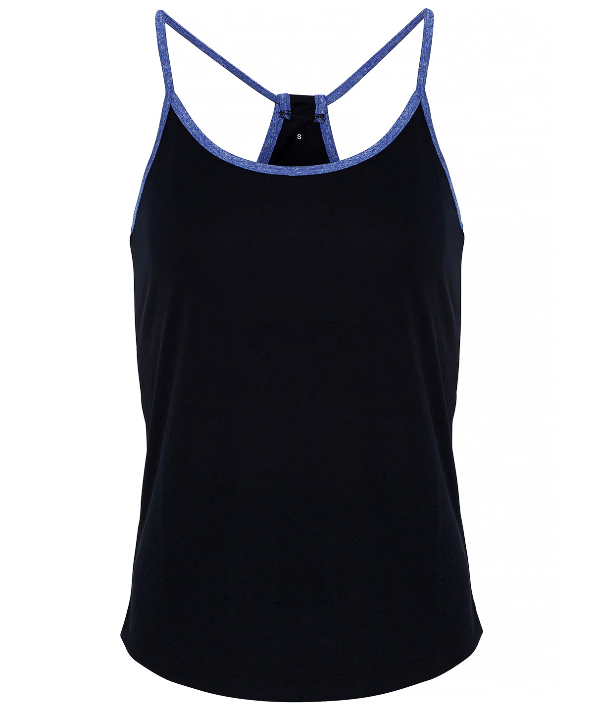 French Navy/Blue Melange - Women's TriDri® yoga vest - GarmentEmbroidery