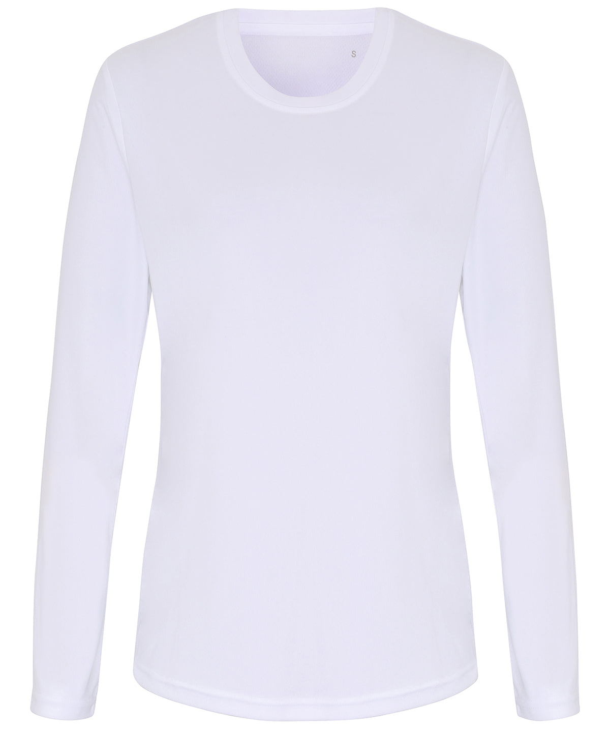 White - Women's TriDri® long sleeve performance t-shirt - GarmentEmbroidery