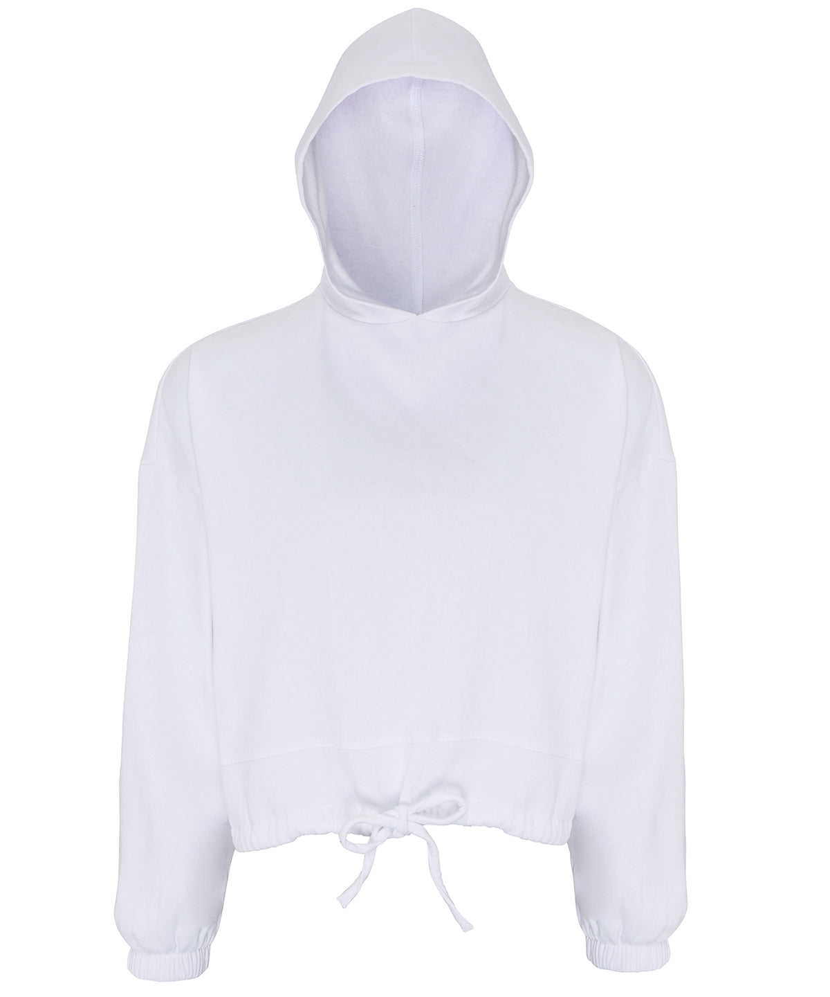 White - Women's TriDri® cropped oversize hoodie - GarmentEmbroidery