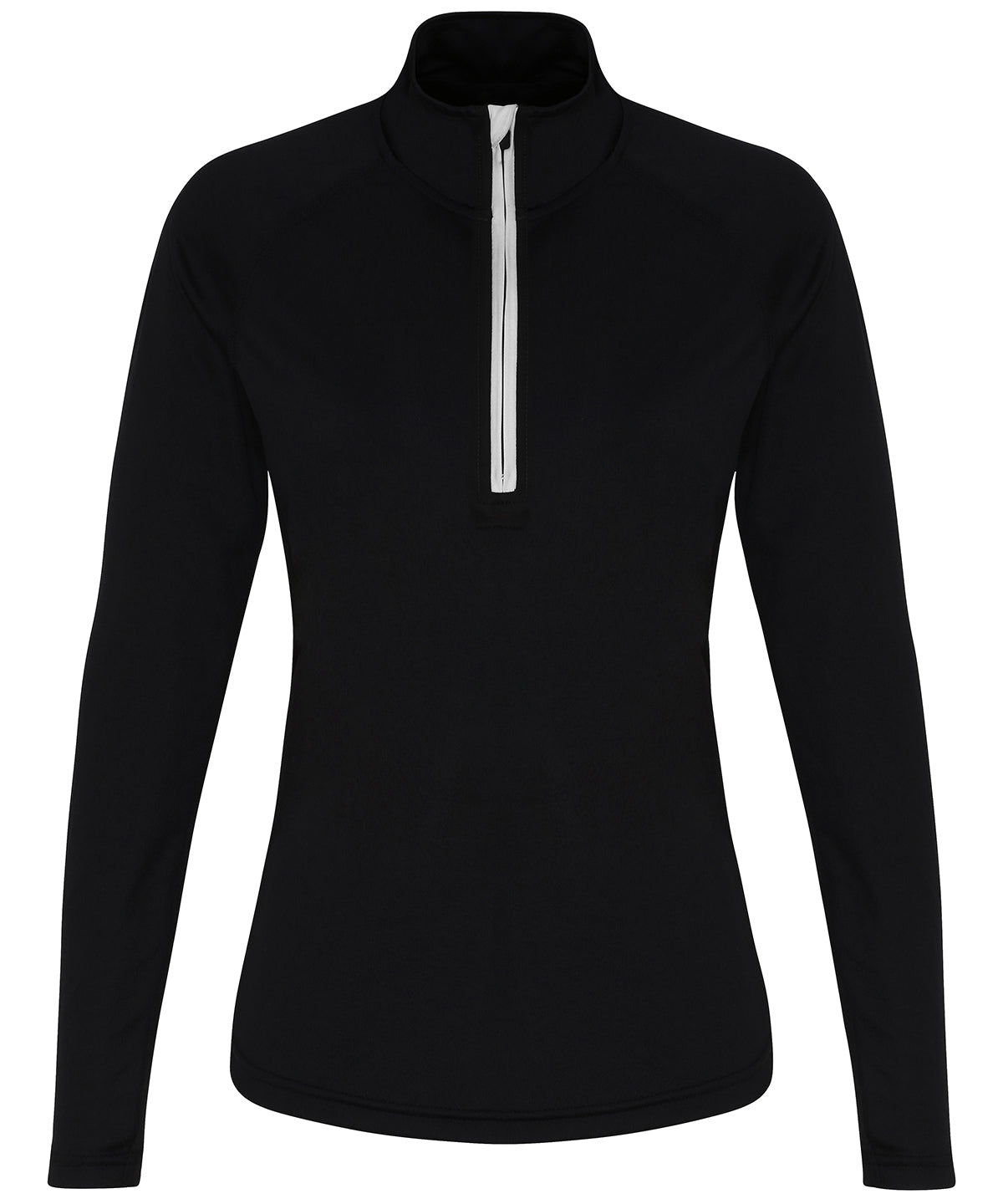 Black/White - Women's TriDri® performance ¼ zip - GarmentEmbroidery