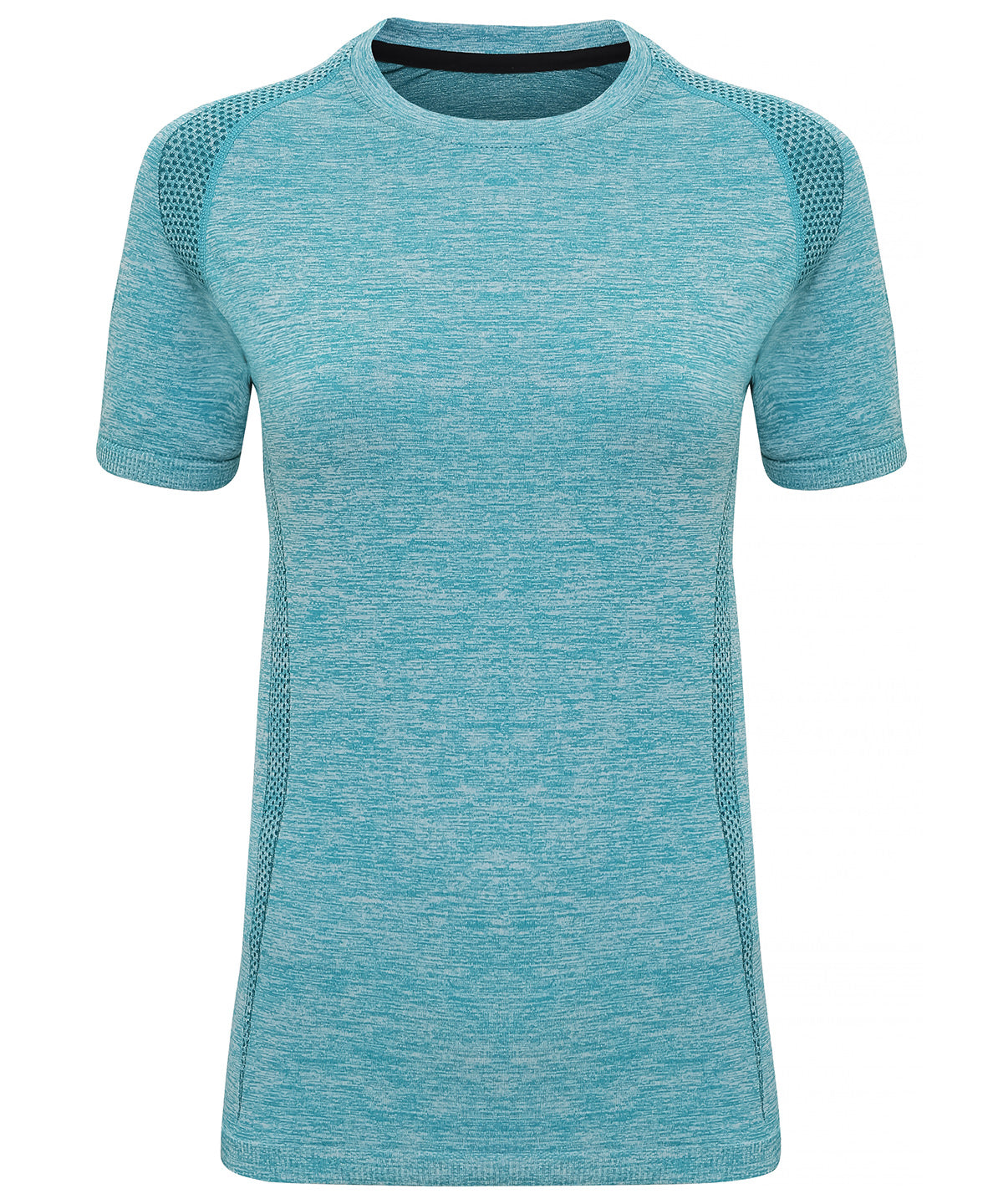 Turquoise - Women's TriDri® seamless '3D fit' multi-sport performance short sleeve top - GarmentEmbroidery