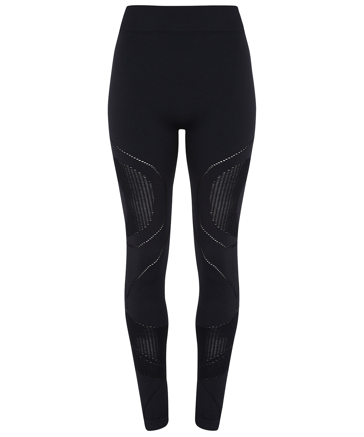 Black - Women's TriDri® seamless '3D fit' multi-sport reveal leggings - GarmentEmbroidery