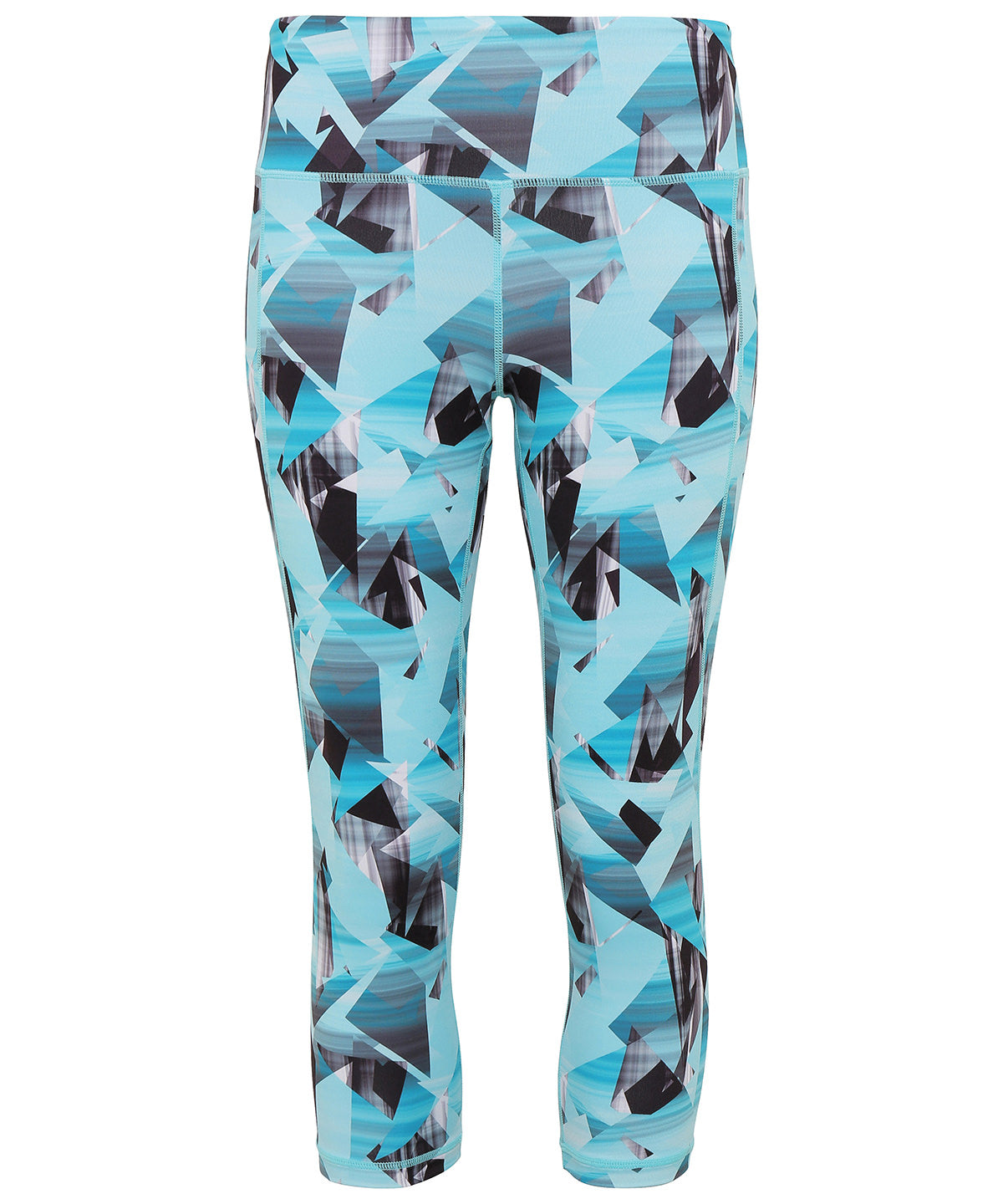 Turquoise - Women's TriDri® performance corners leggings ¾ length - GarmentEmbroidery