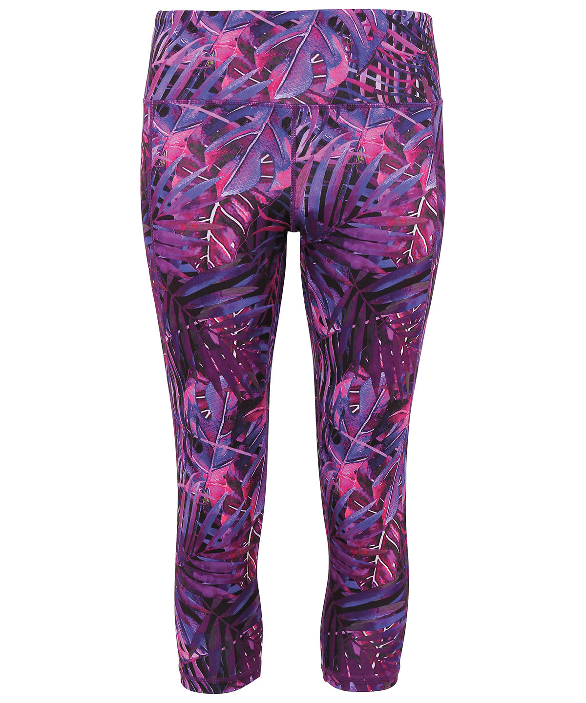 Jungle Purple - Women's TriDri® performance jungle leggings ¾ length - GarmentEmbroidery