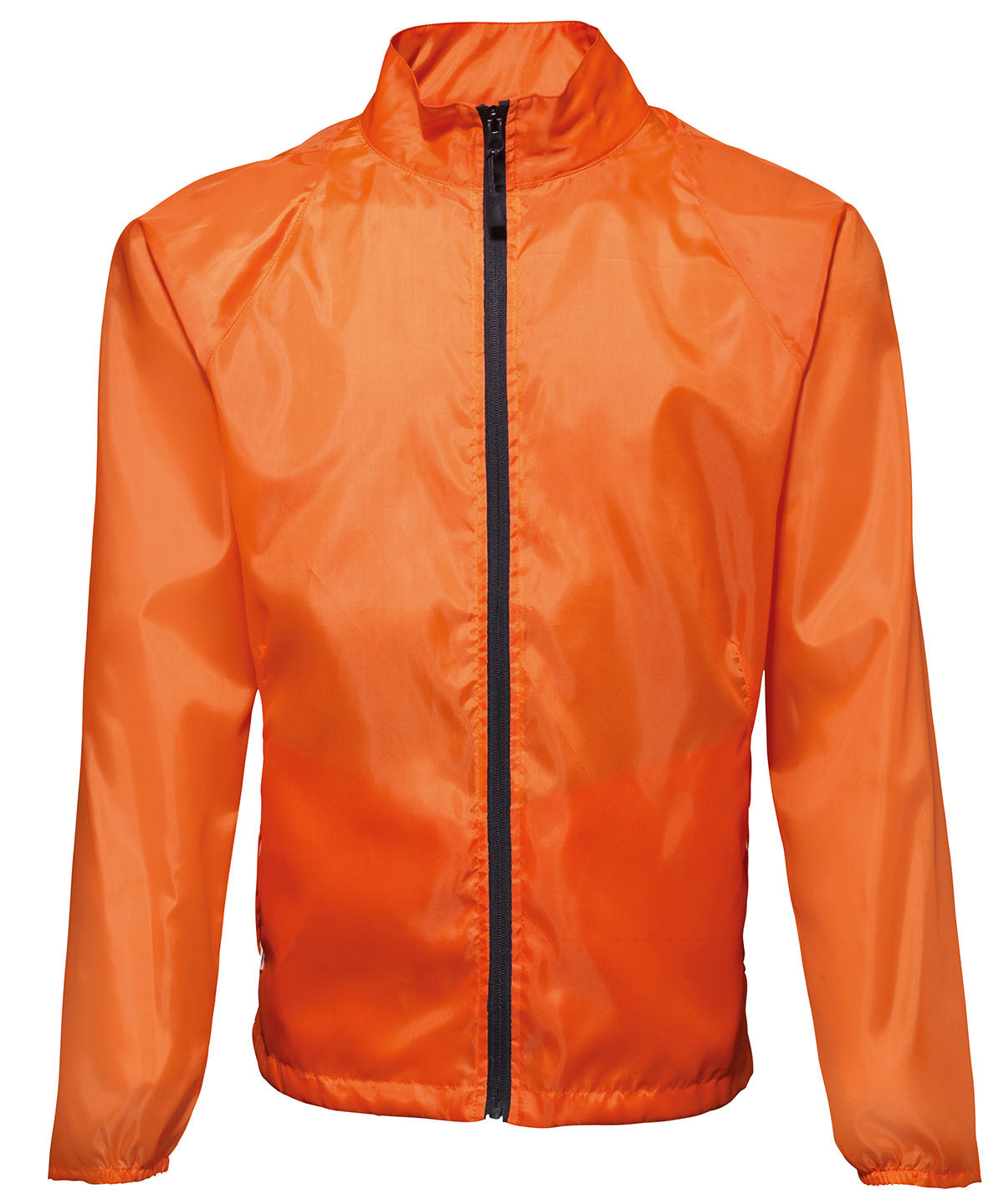 Orange/Black - Contrast lightweight jacket - GarmentEmbroidery