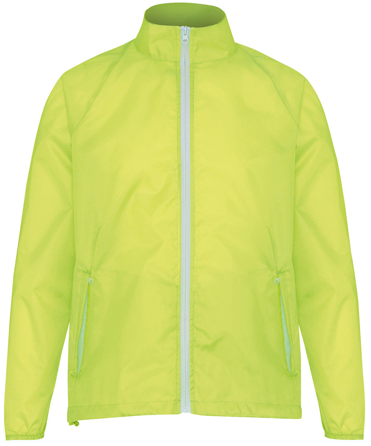 Yellow/White - Contrast lightweight jacket - GarmentEmbroidery