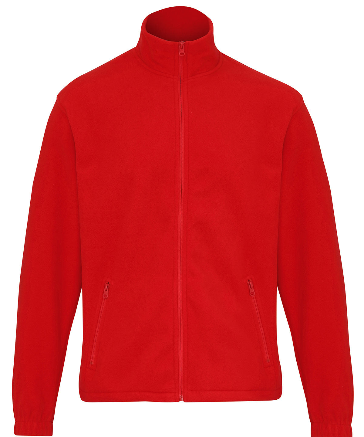 Red - Full-zip fleece - GarmentEmbroidery