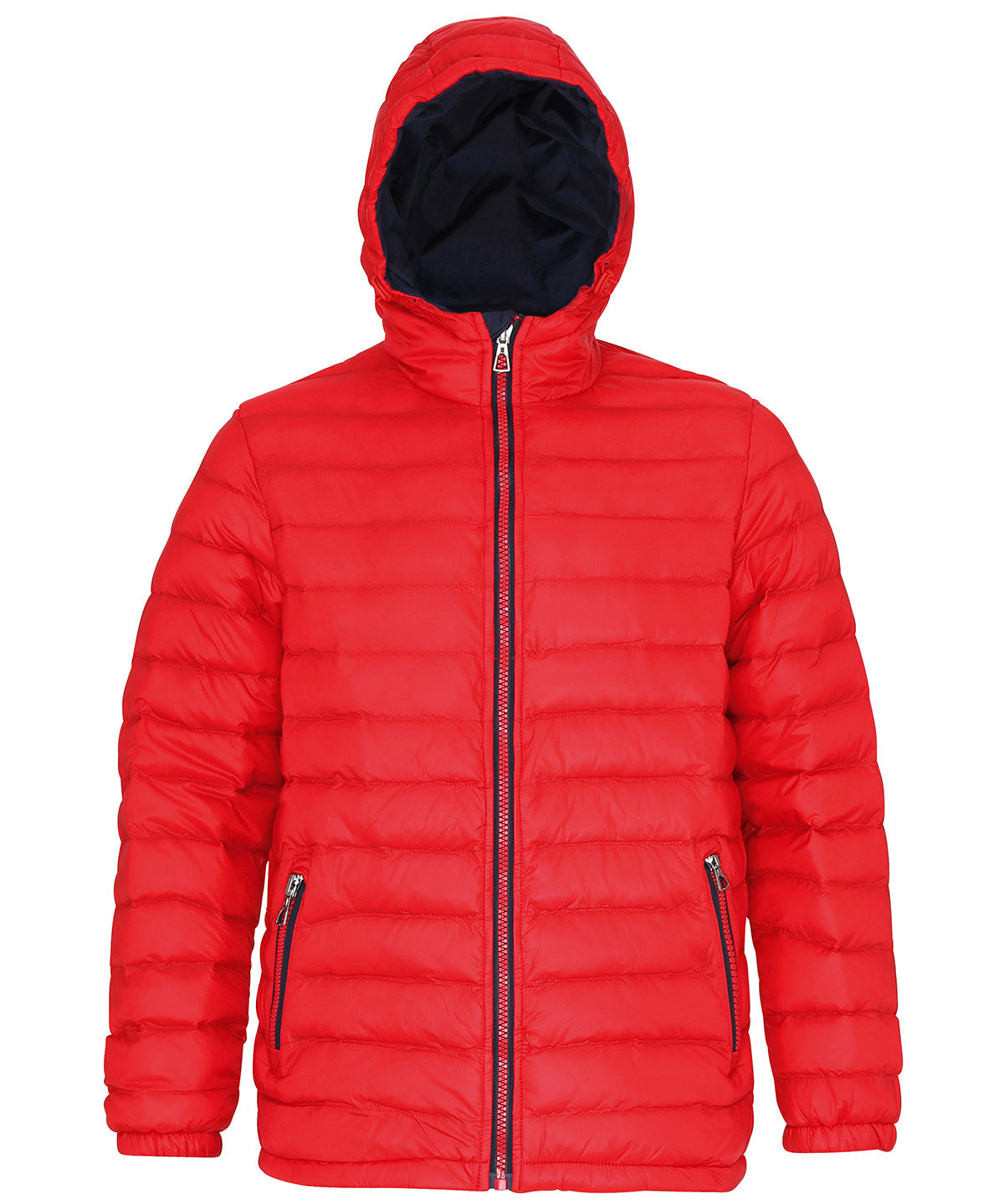 Red/Navy - Padded jacket - GarmentEmbroidery