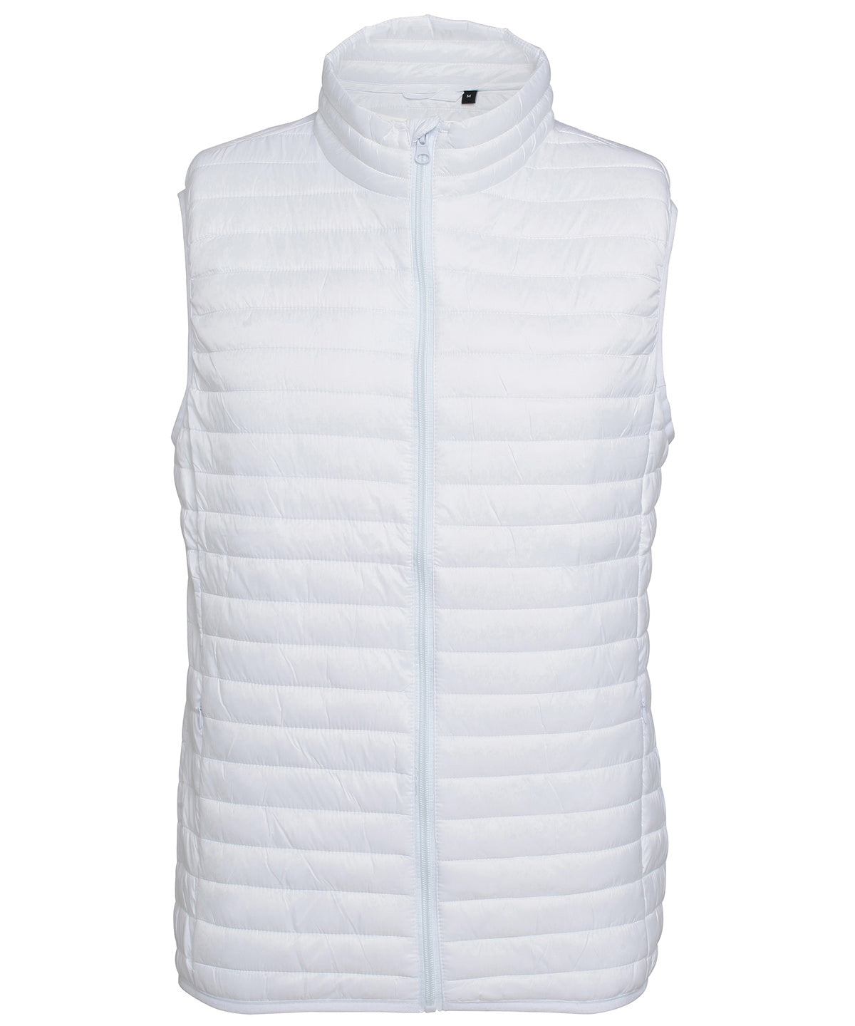 White* - Tribe fineline padded gilet - GarmentEmbroidery