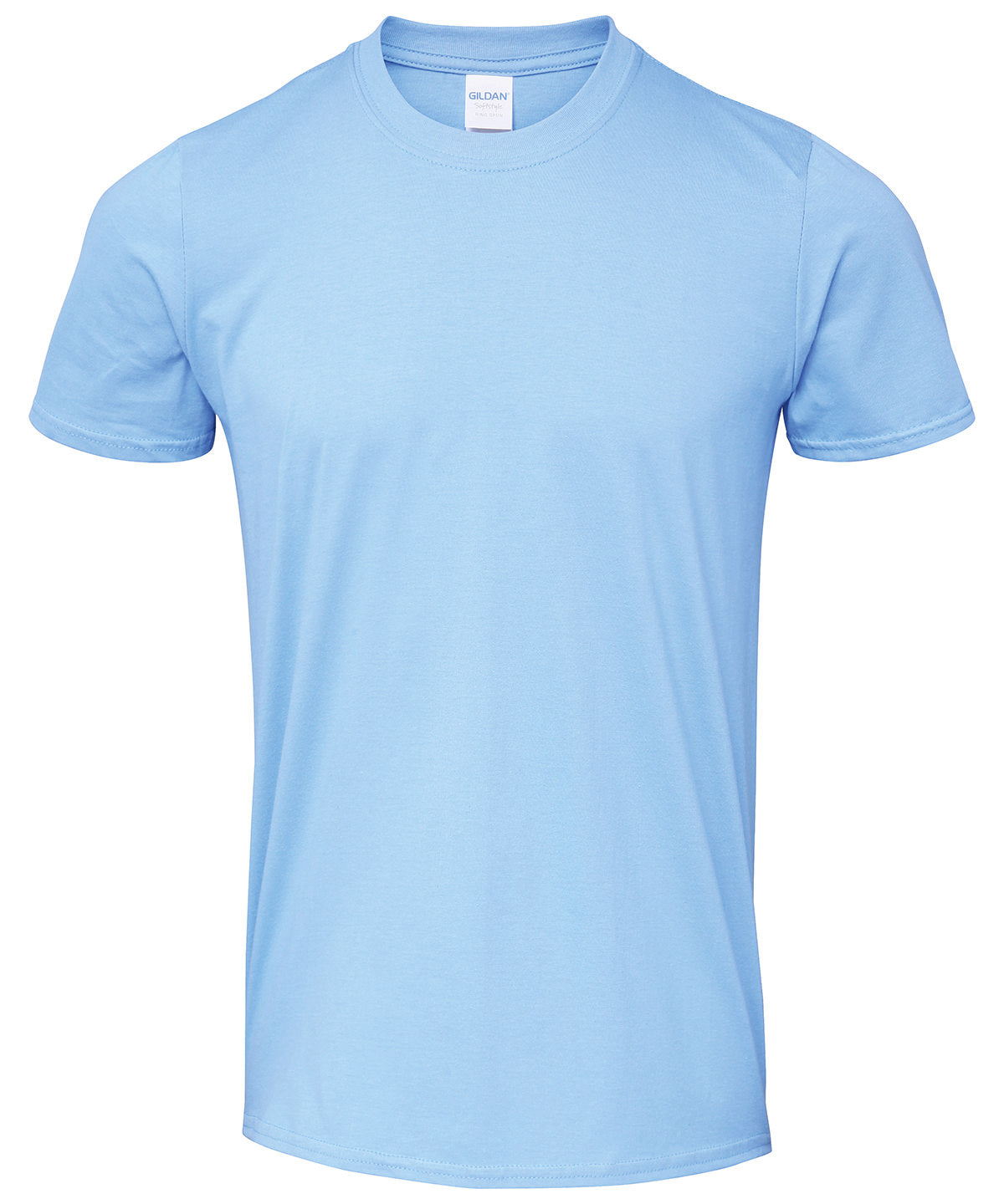 Carolina Blue - Softstyle™ adult ringspun t-shirt - GarmentEmbroidery