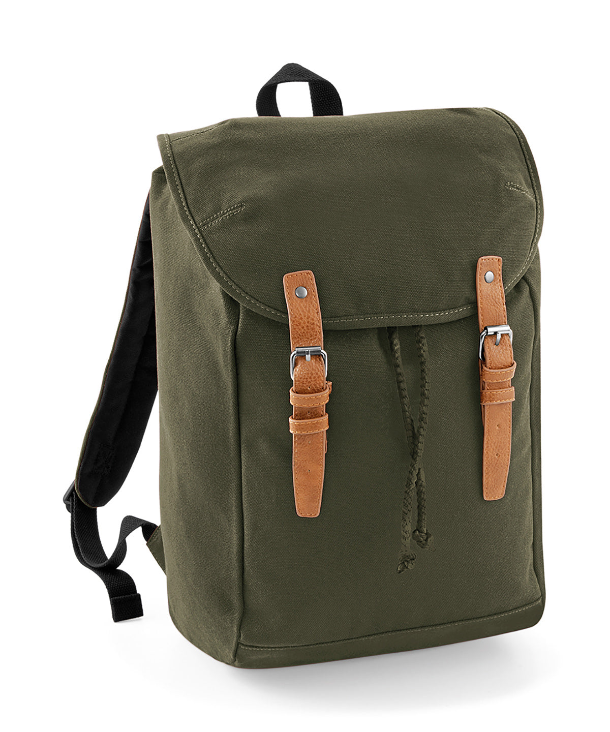 Military Green - Vintage rucksack - GarmentEmbroidery