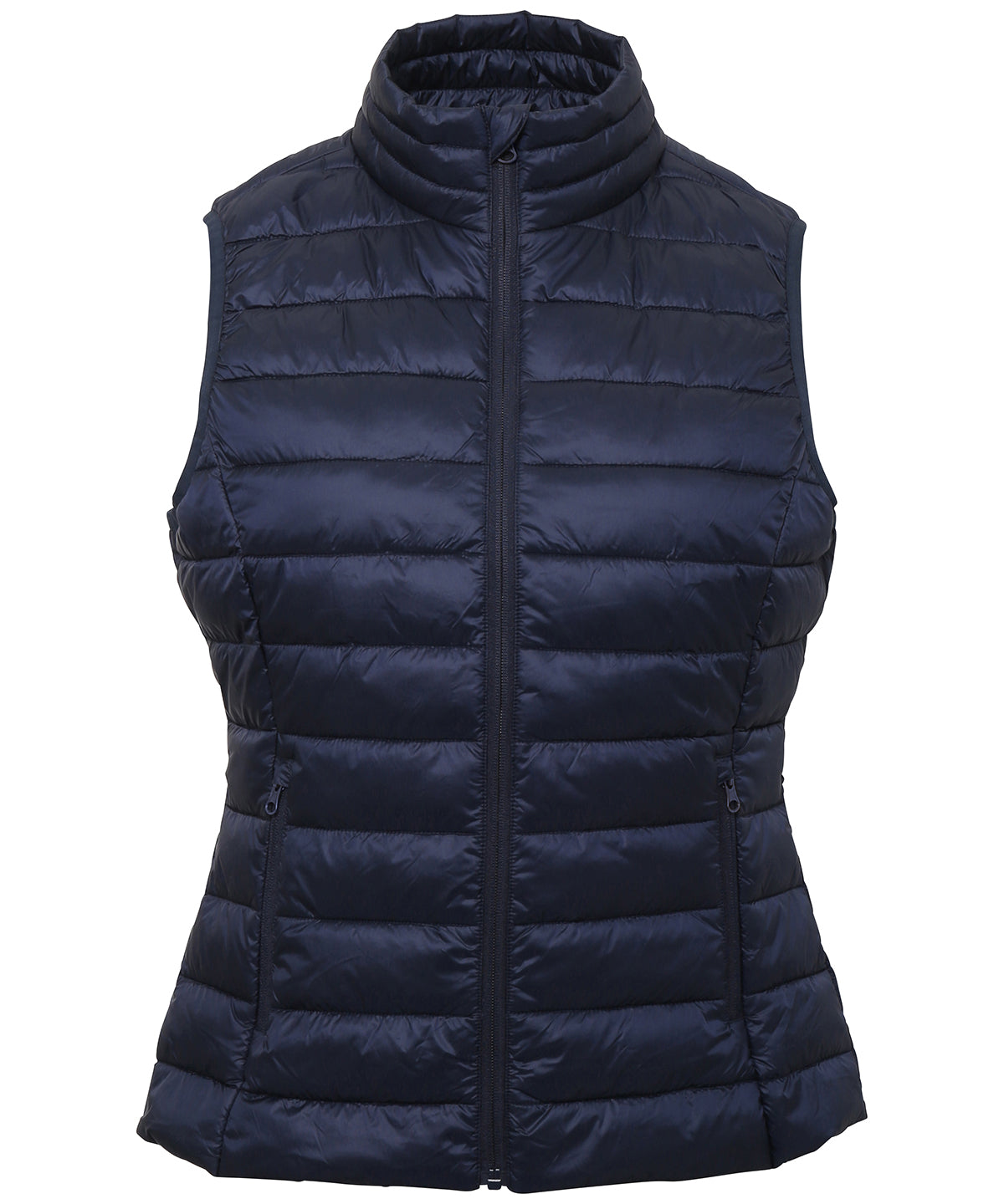 Navy - Women's terrain padded gilet - GarmentEmbroidery