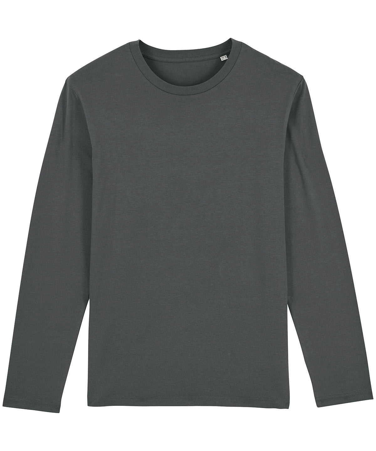 Anthracite - Stanley Shuffler iconic long sleeve t-shirt (STTM560) - GarmentEmbroidery