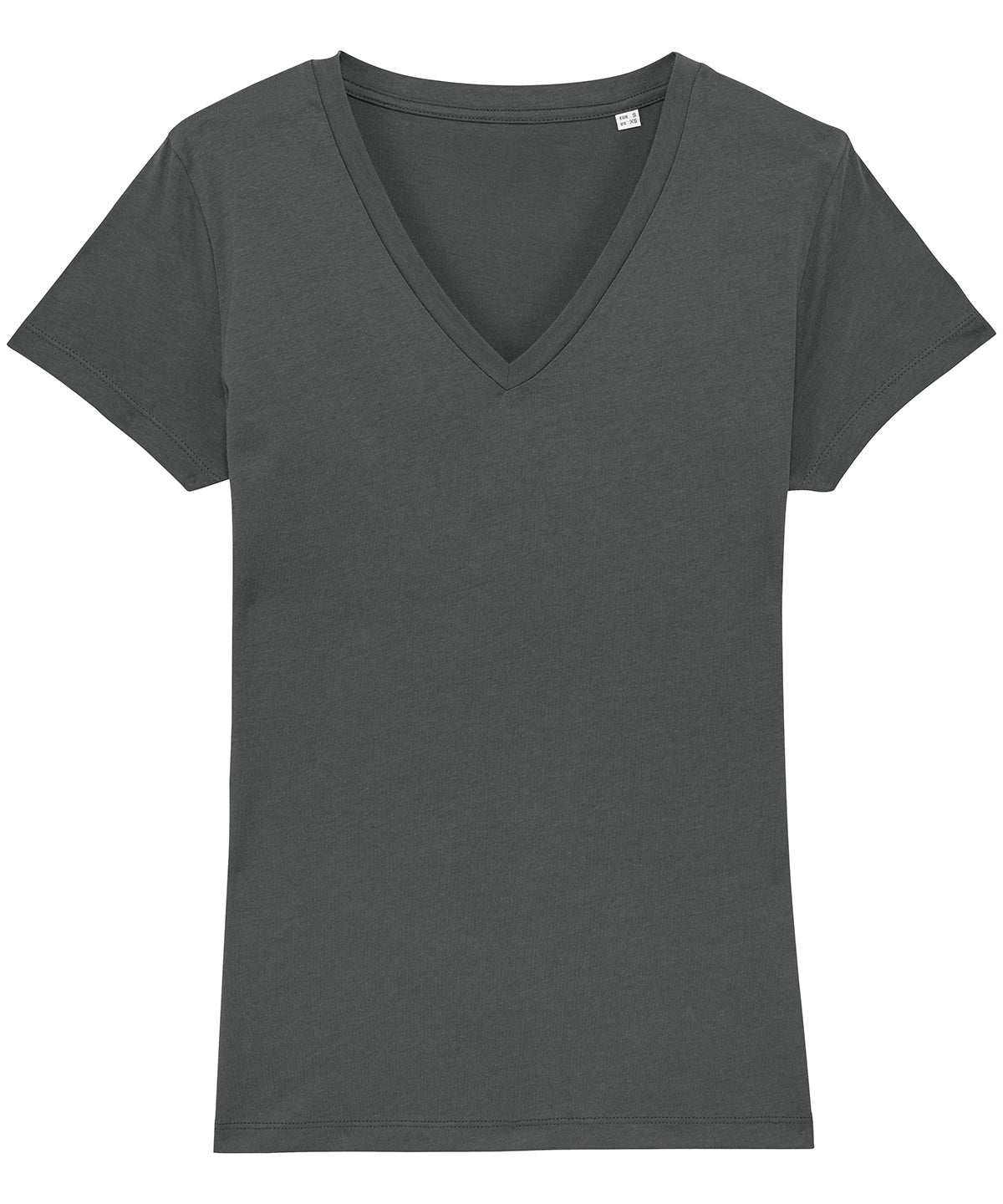 Anthracite* - Women's Stella Evoker v-neck t-shirt (STTW023) - GarmentEmbroidery