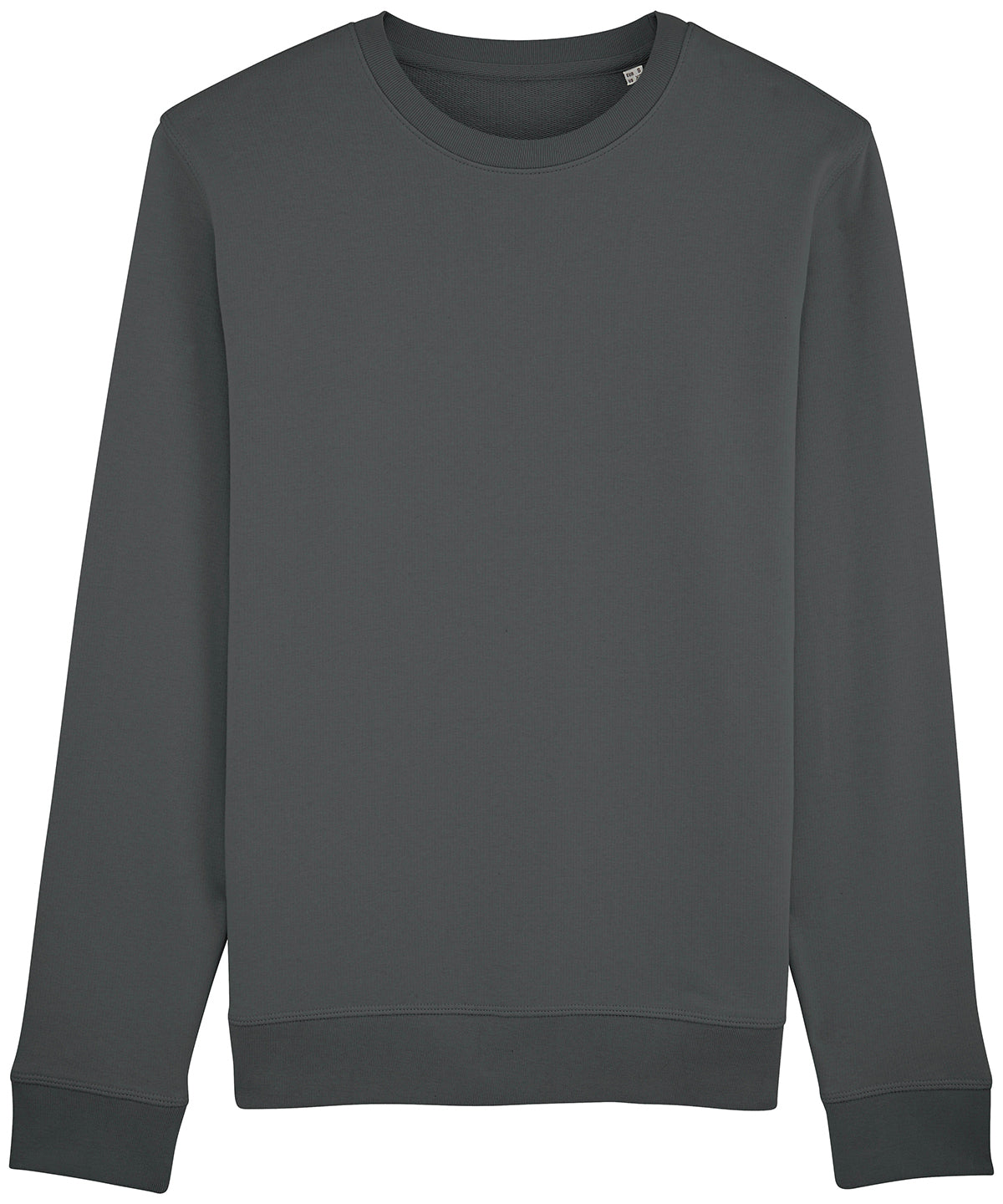 Anthracite - Unisex Rise essential crew neck sweatshirt (STSU811) - GarmentEmbroidery