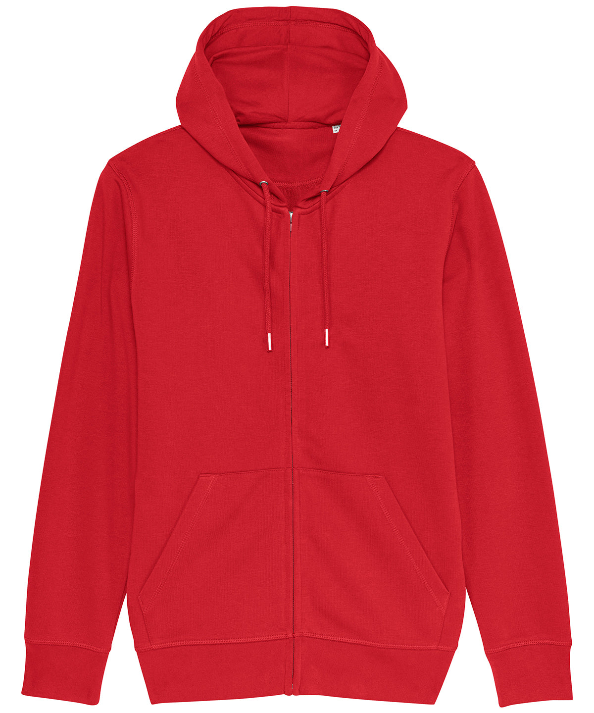 Red - Unisex Connector essential zip-thru hoodie sweatshirt (STSU820) - GarmentEmbroidery