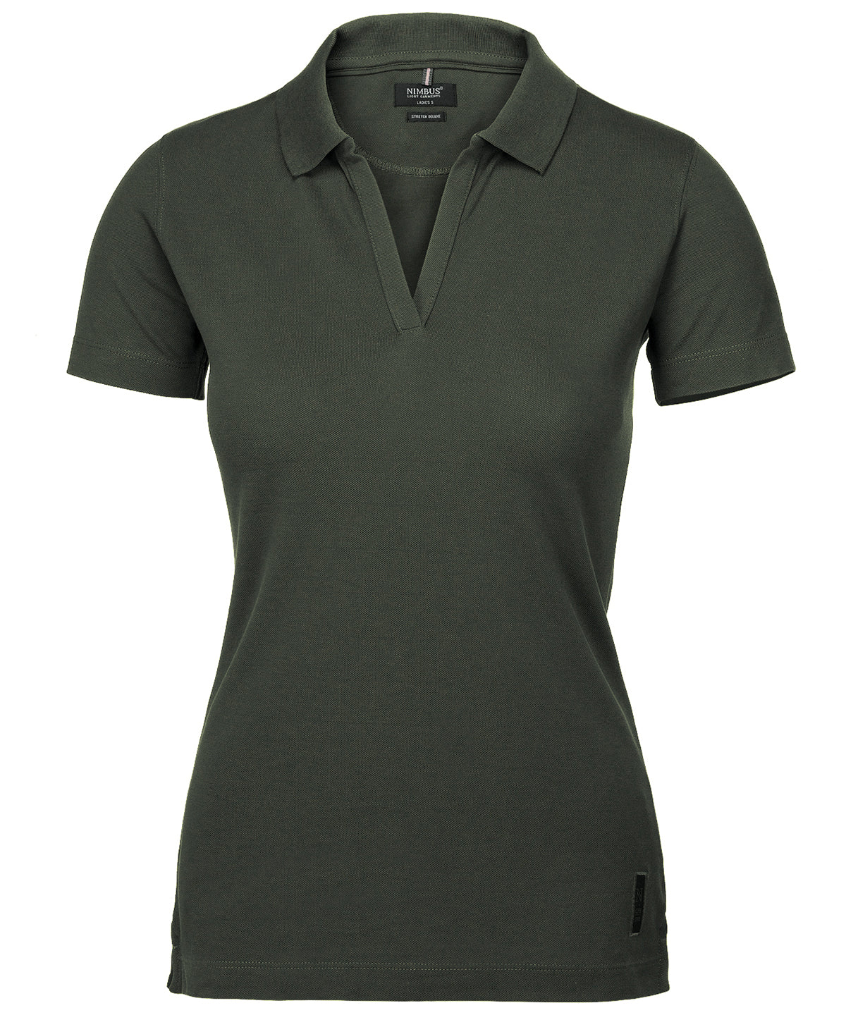 Olive - Women's Harvard stretch deluxe polo shirt - GarmentEmbroidery