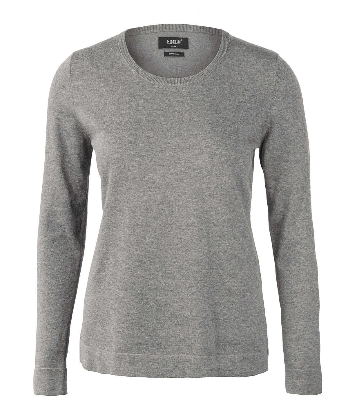 Grey Melange - Women's Brighton knit - GarmentEmbroidery