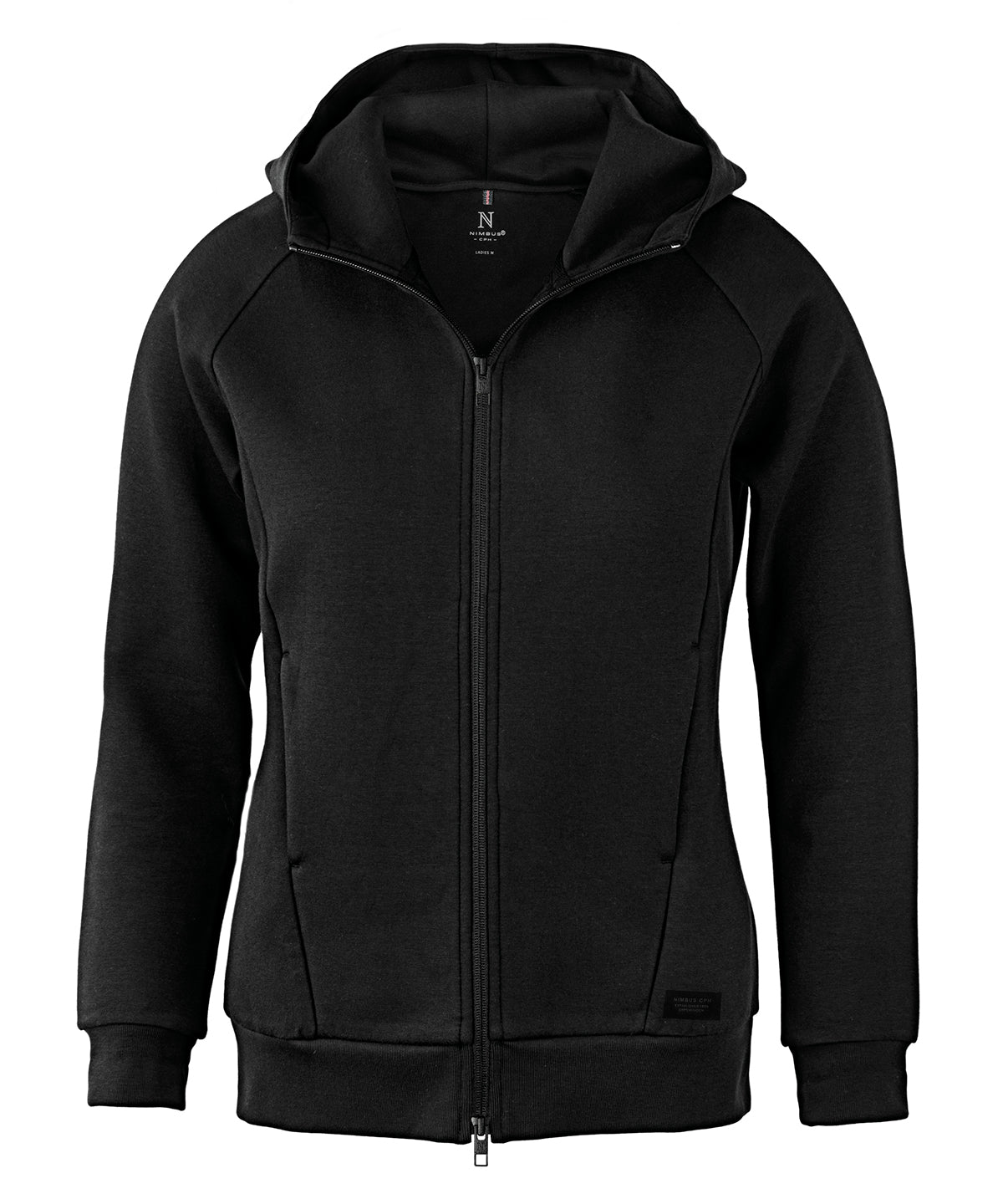 Black - Women's Hampton hooded sweatshirt - GarmentEmbroidery