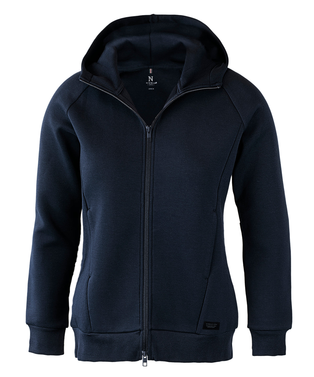 Navy - Women's Hampton hooded sweatshirt - GarmentEmbroidery