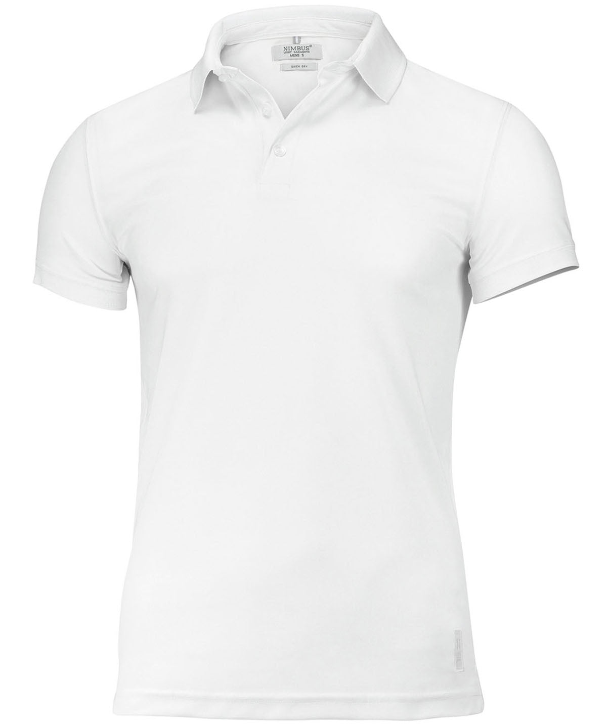 White - Clearwater polo - GarmentEmbroidery