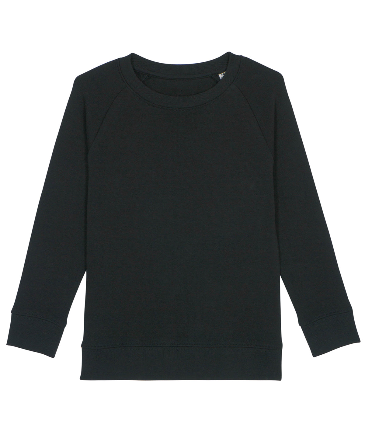 Black - Kids mini Scouter iconic crew neck sweatshirt (STSK916) - GarmentEmbroidery