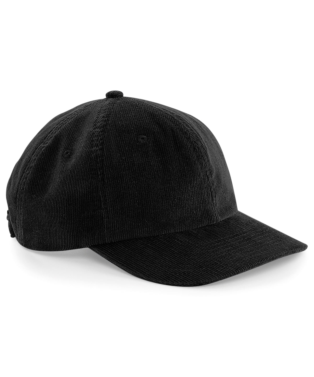 Black - Heritage cord cap - GarmentEmbroidery