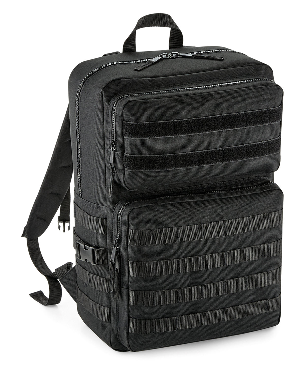 Black - MOLLE tactical backpack - GarmentEmbroidery