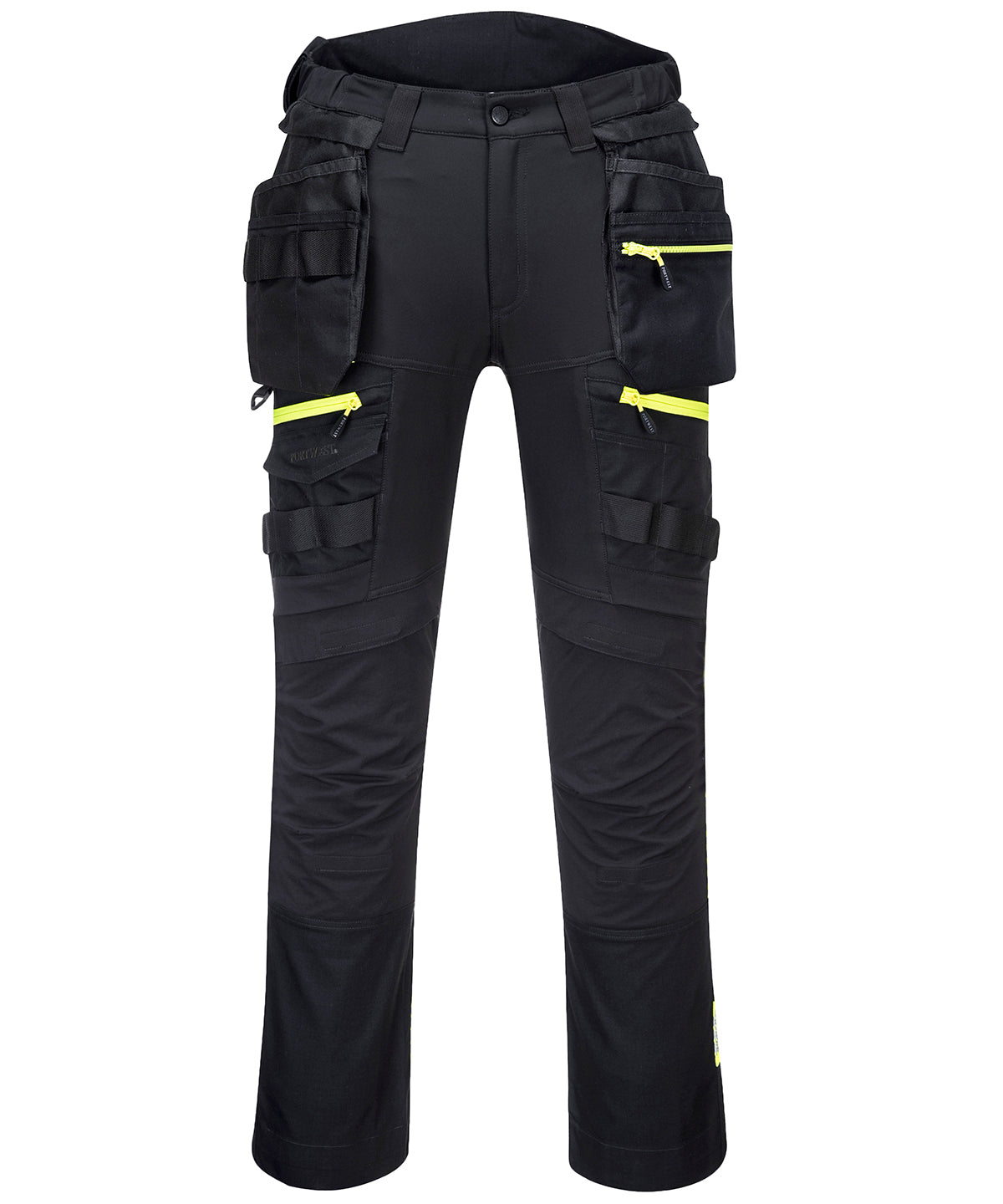 Black - DX440 Detachable holster pocket trouser (DX440) slim fit - GarmentEmbroidery