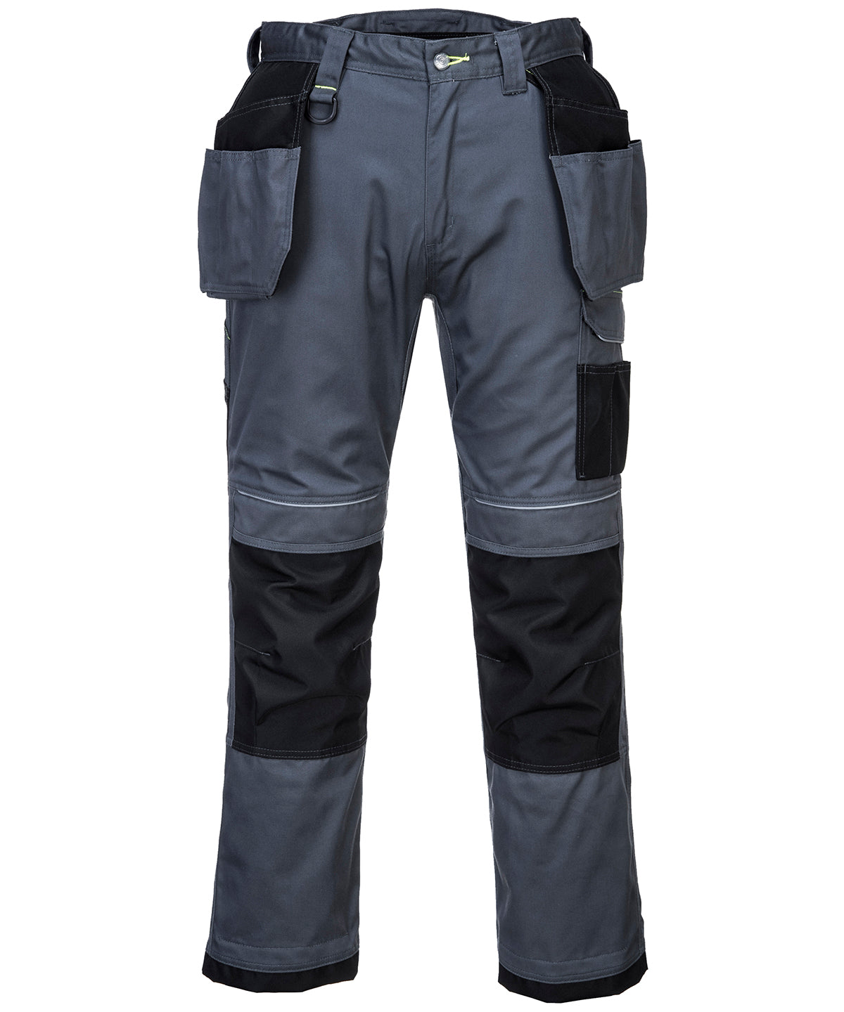 Zoom Grey/Black - PW3 Holster work trousers (T602) regular fit - GarmentEmbroidery