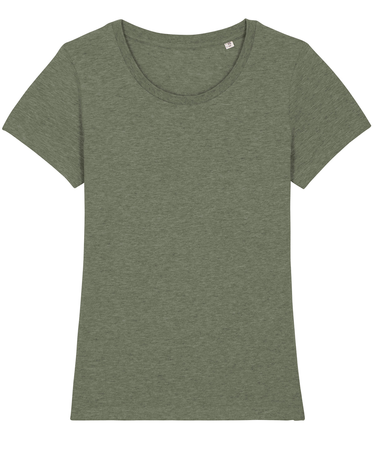 Mid Heather Khaki - Women's Stella Expresser iconic fitted t-shirt (STTW032) - GarmentEmbroidery