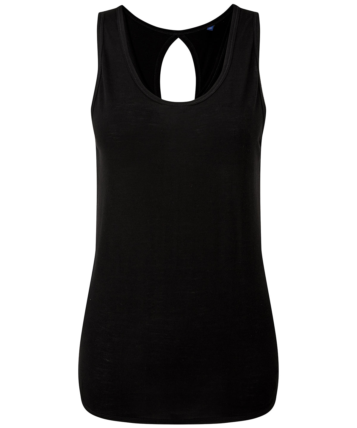 Black - Women's TriDri® tie-back vest - GarmentEmbroidery